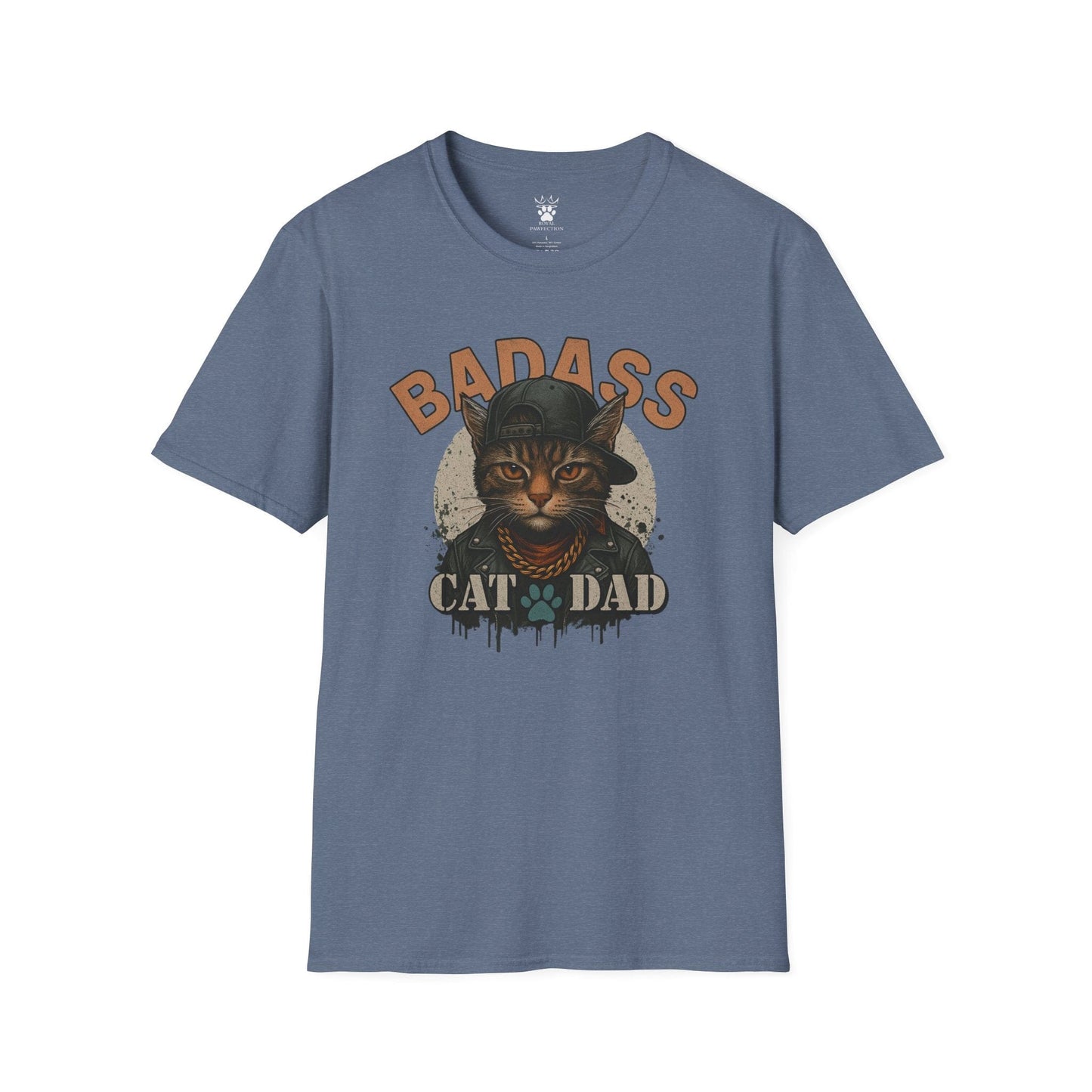 Badass Cat Dad T-Shirt