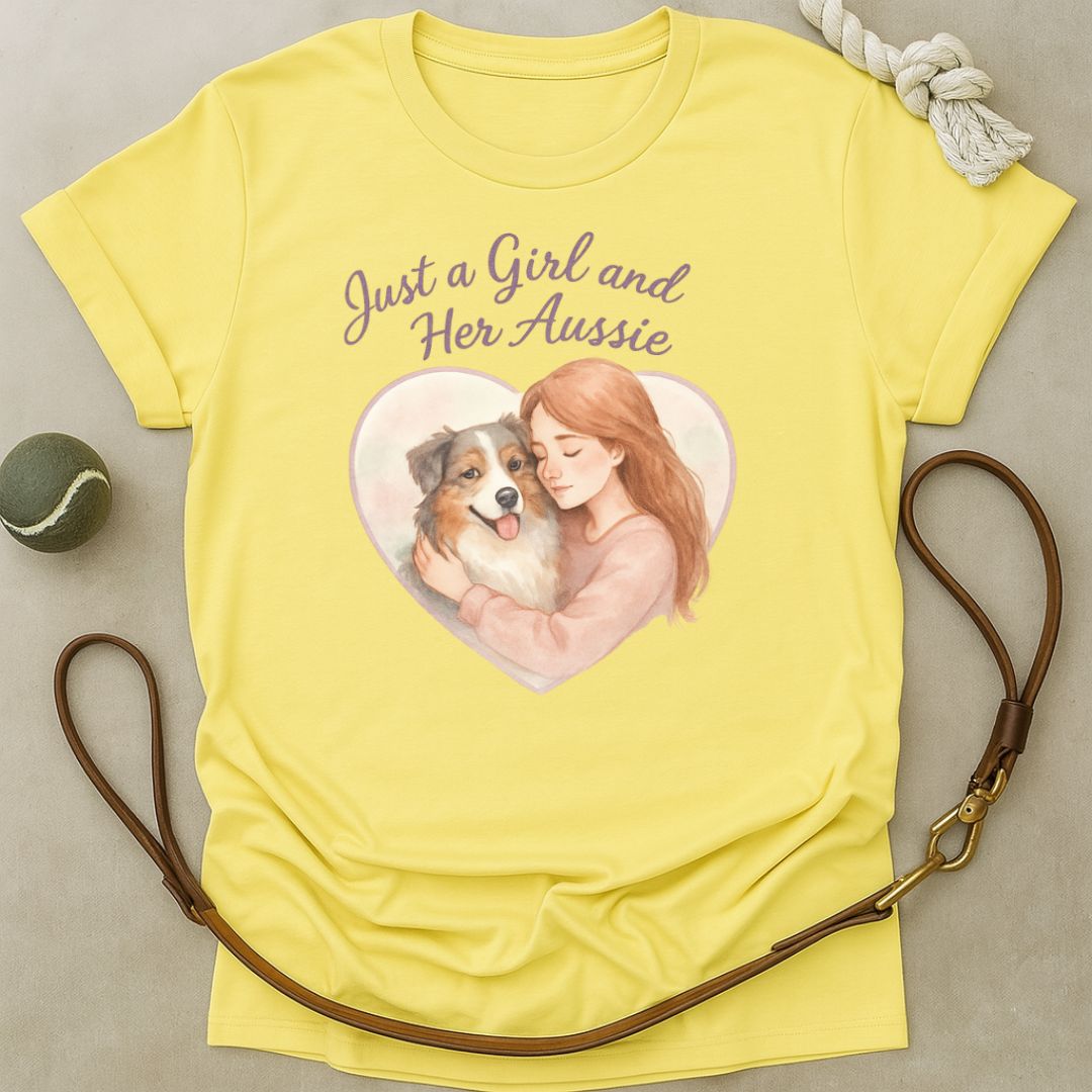 Girl And Her Aussie T-Shirt