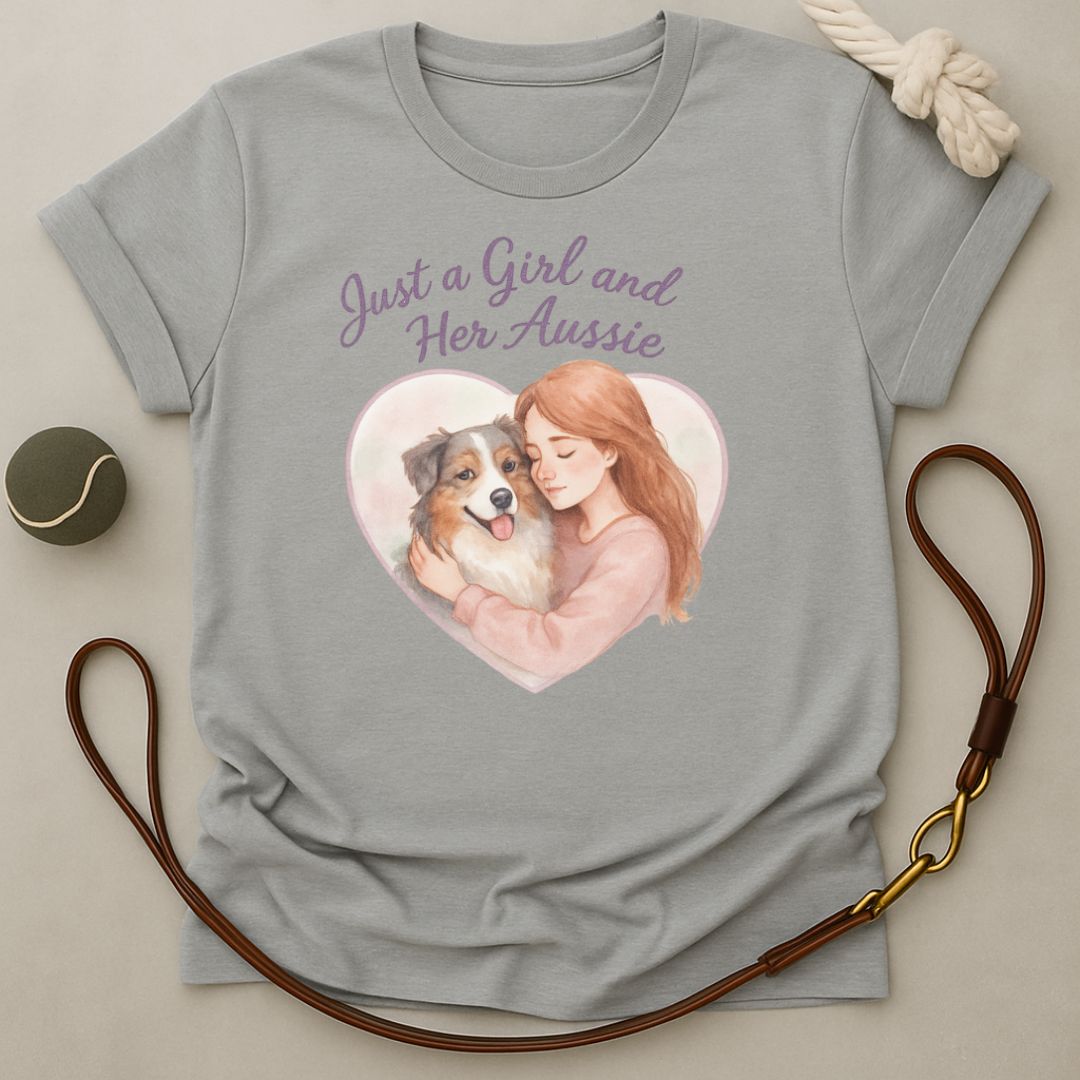 Girl And Her Aussie T-Shirt
