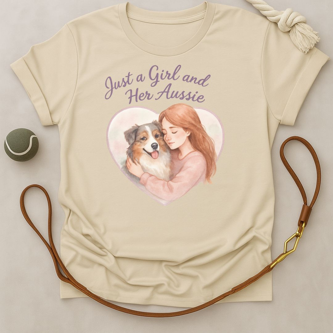 Girl And Her Aussie T-Shirt