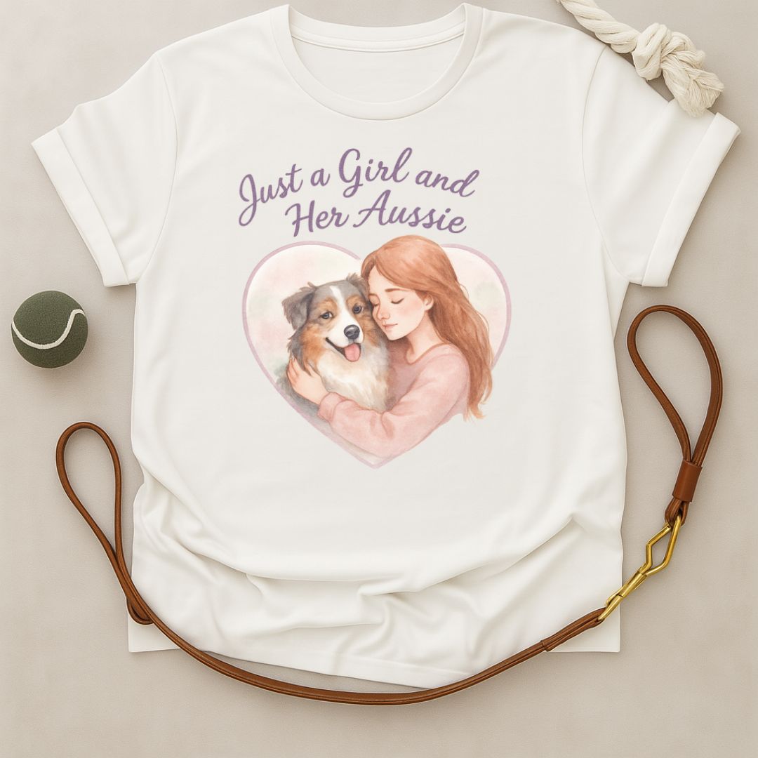 Girl And Her Aussie T-Shirt