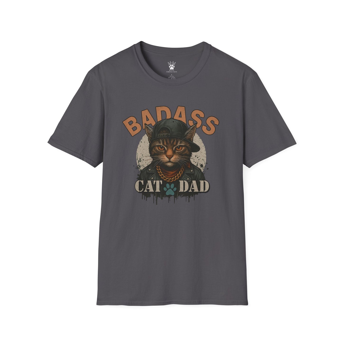 Badass Cat Dad T-Shirt