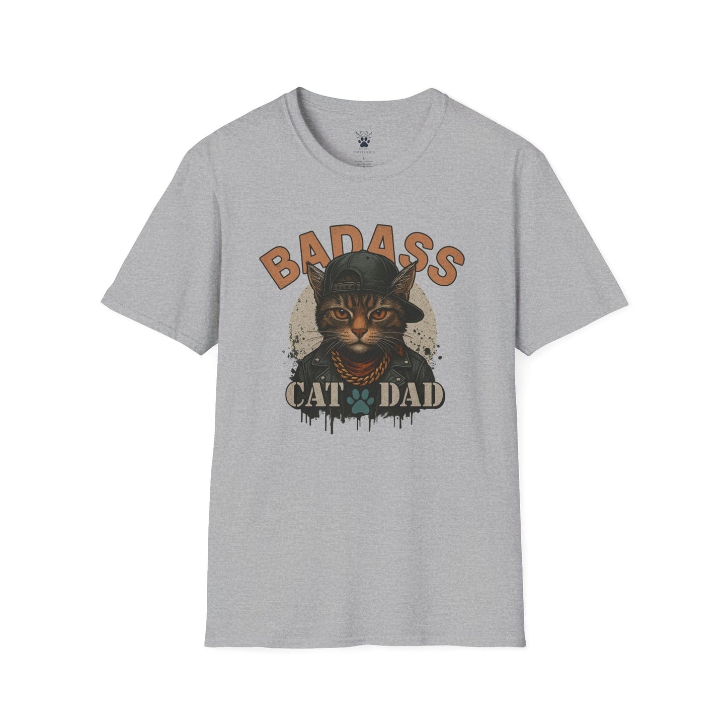 Badass Cat Dad T-Shirt
