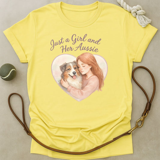 Girl And Her Aussie T-Shirt
