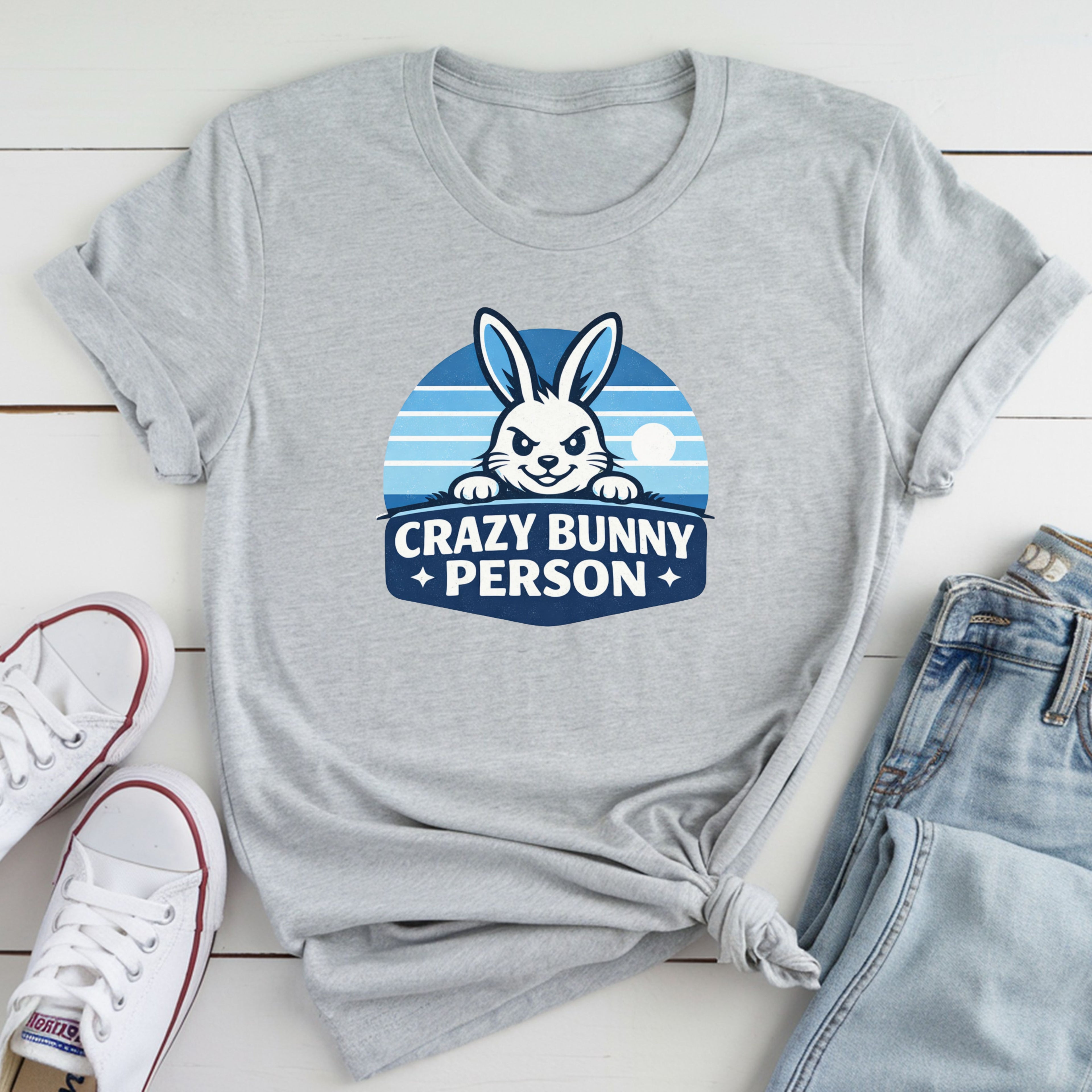 Crazy Bunny Person T-Shirt