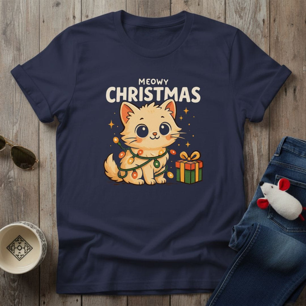Meowy Christmas T-Shirt