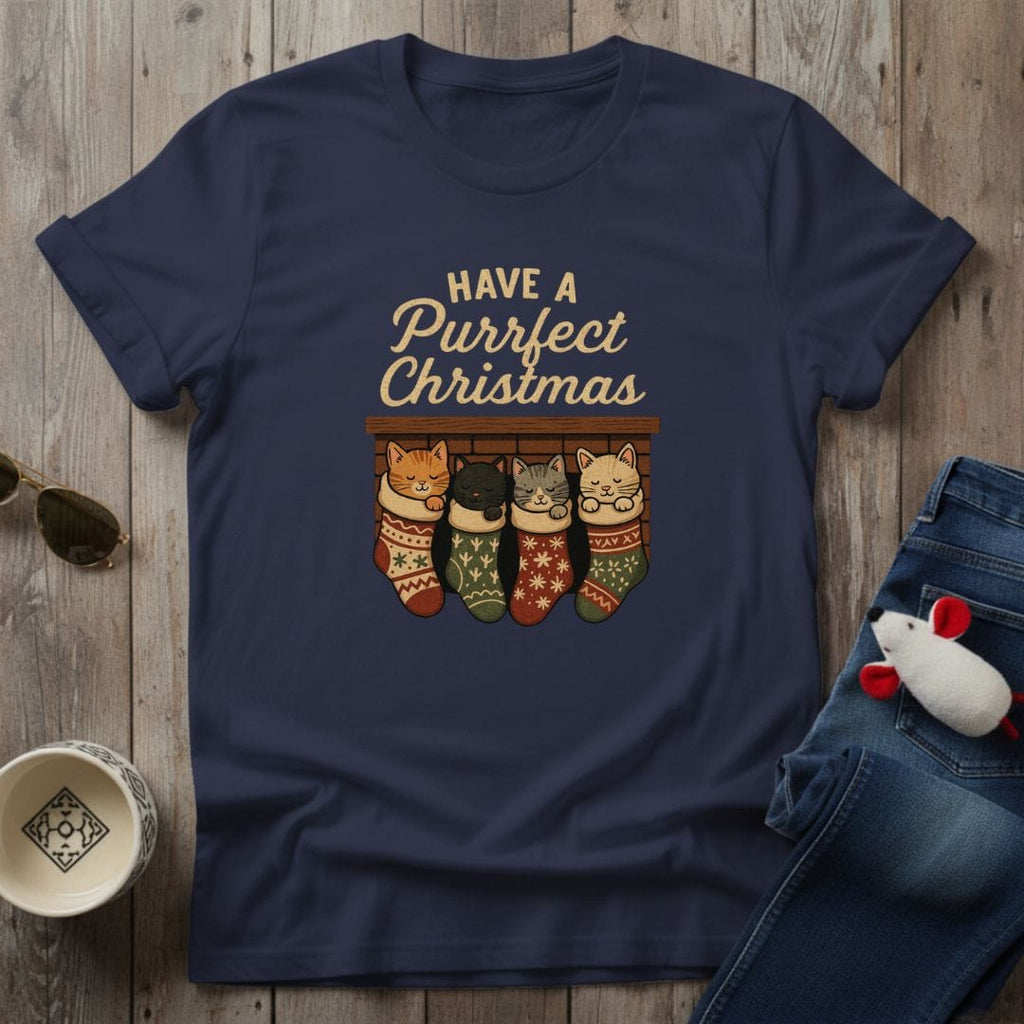 Purrfect Christmas T-Shirt