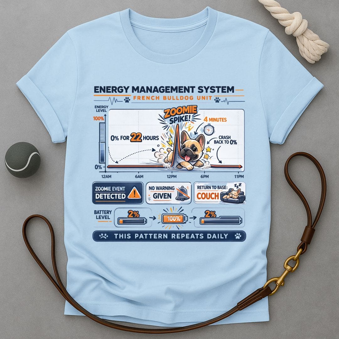 Frenchie Energy Management T-Shirt
