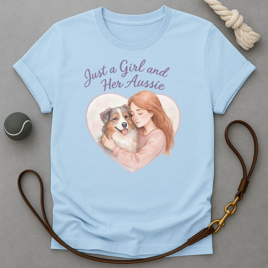 Girl And Her Aussie T-Shirt