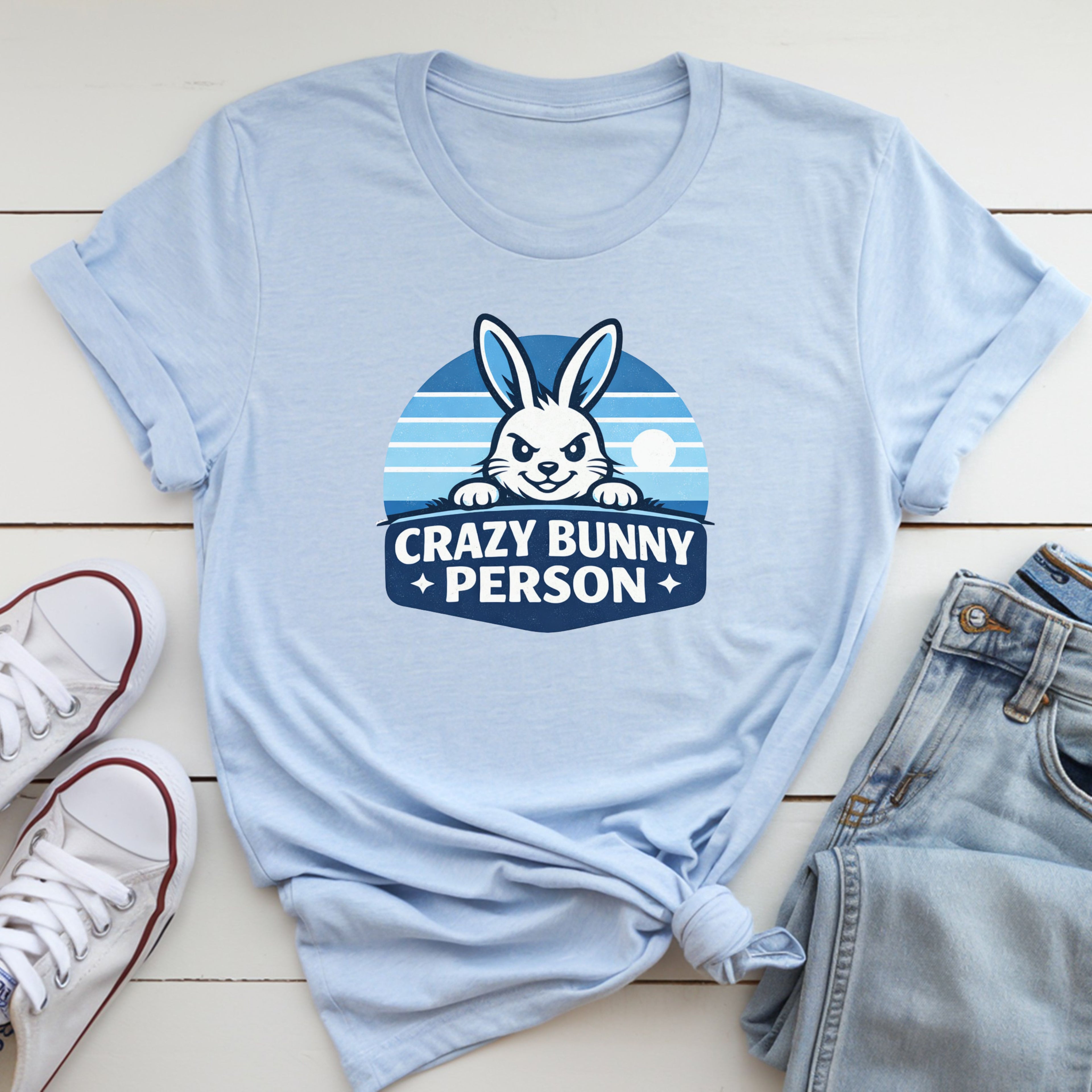 Crazy Bunny Person T-Shirt