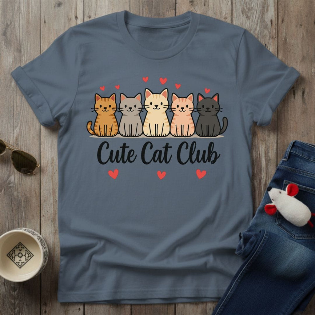 Cute Cat Club T-Shirt
