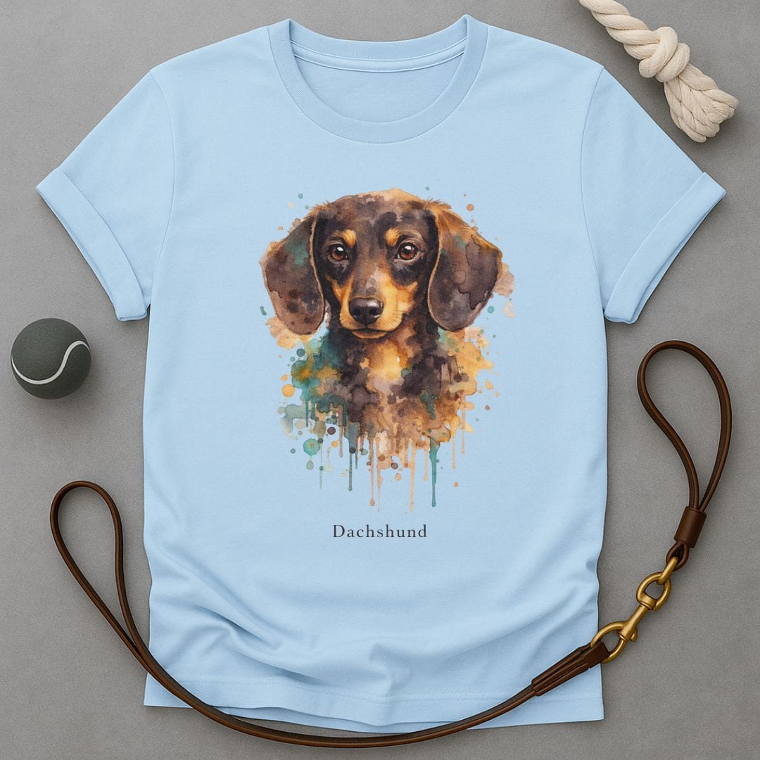 Watercolor Dachshund Soul T-Shirt