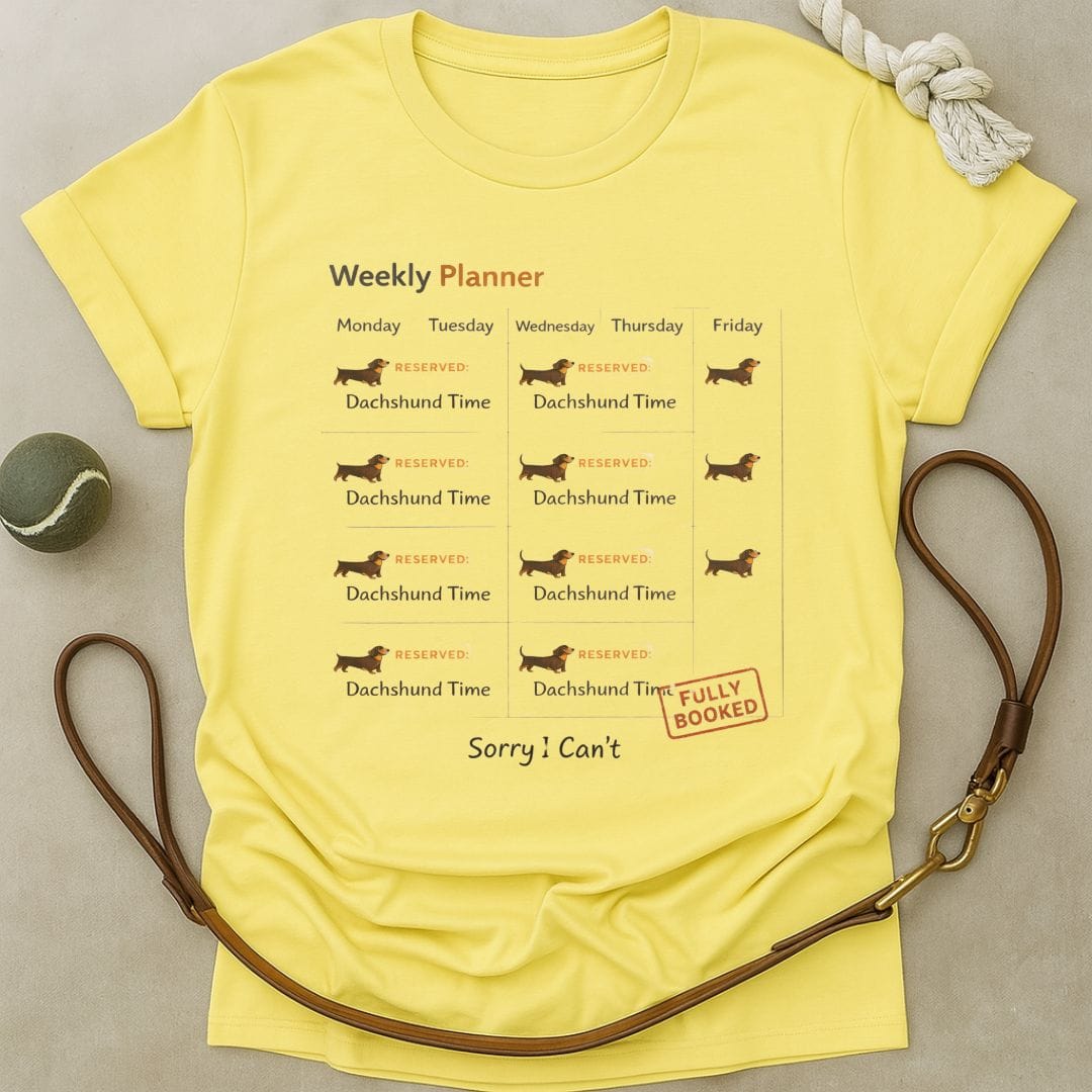 Weekly Planner T-Shirt