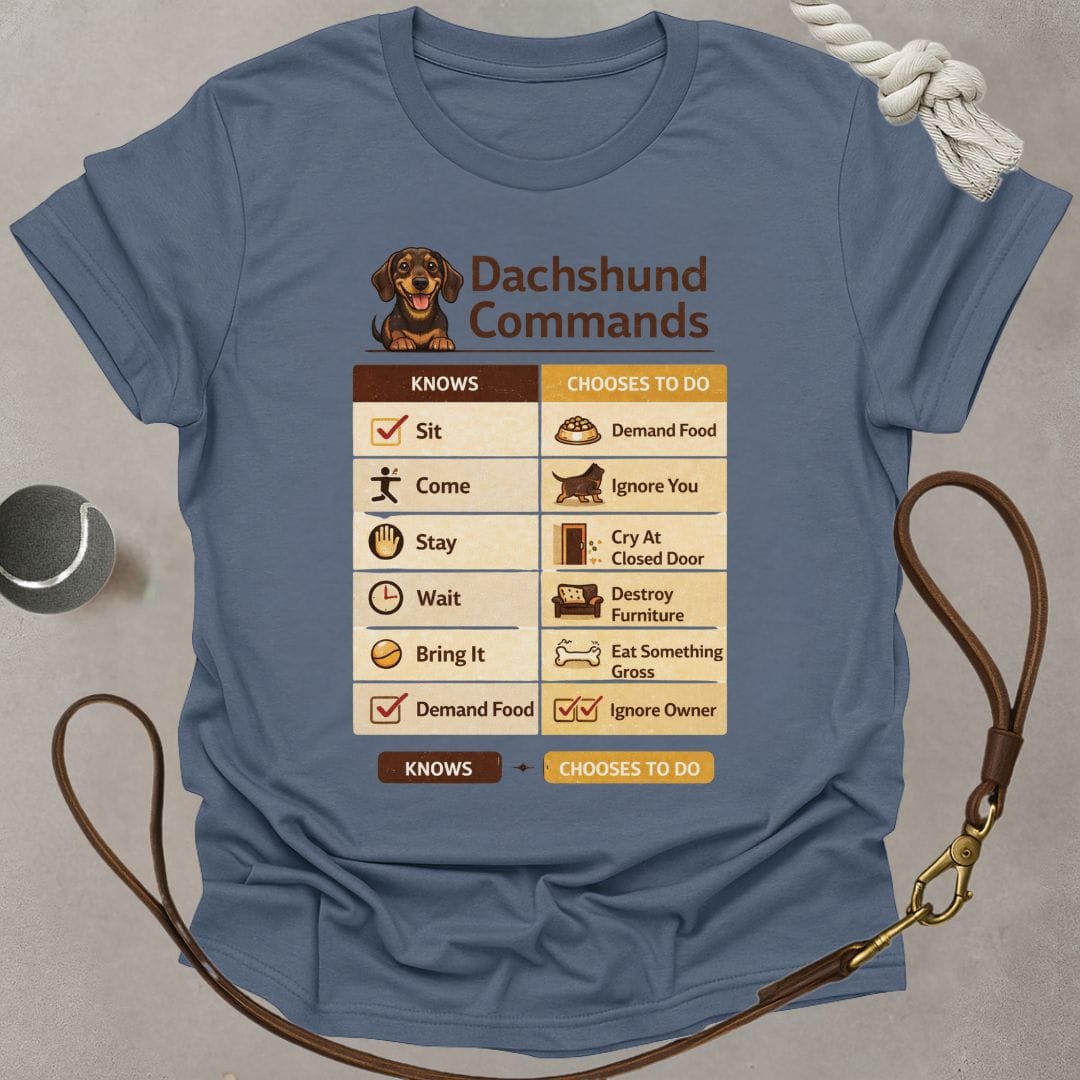 Dachshund Commands T-Shirt