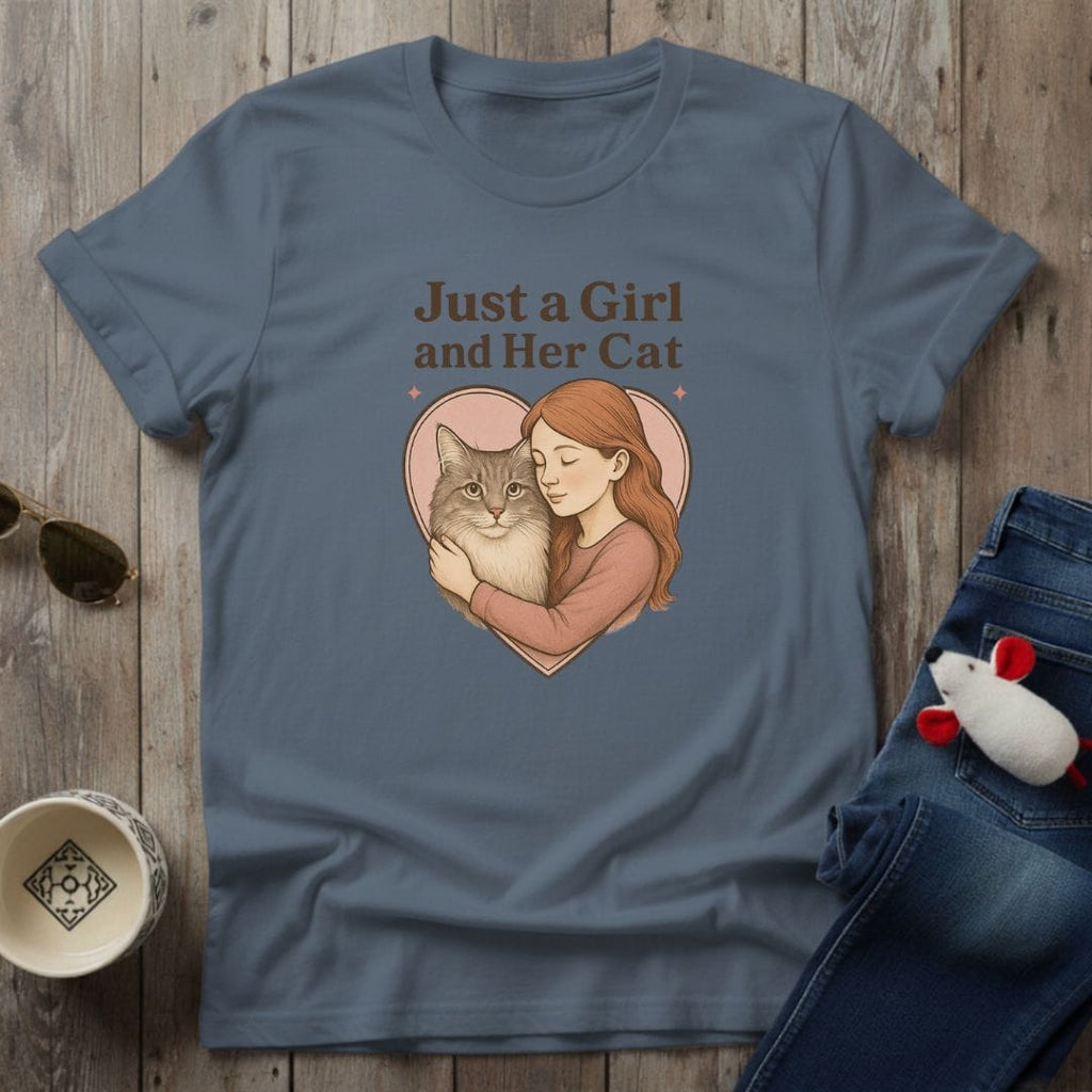 Girl & Cat T-Shirt