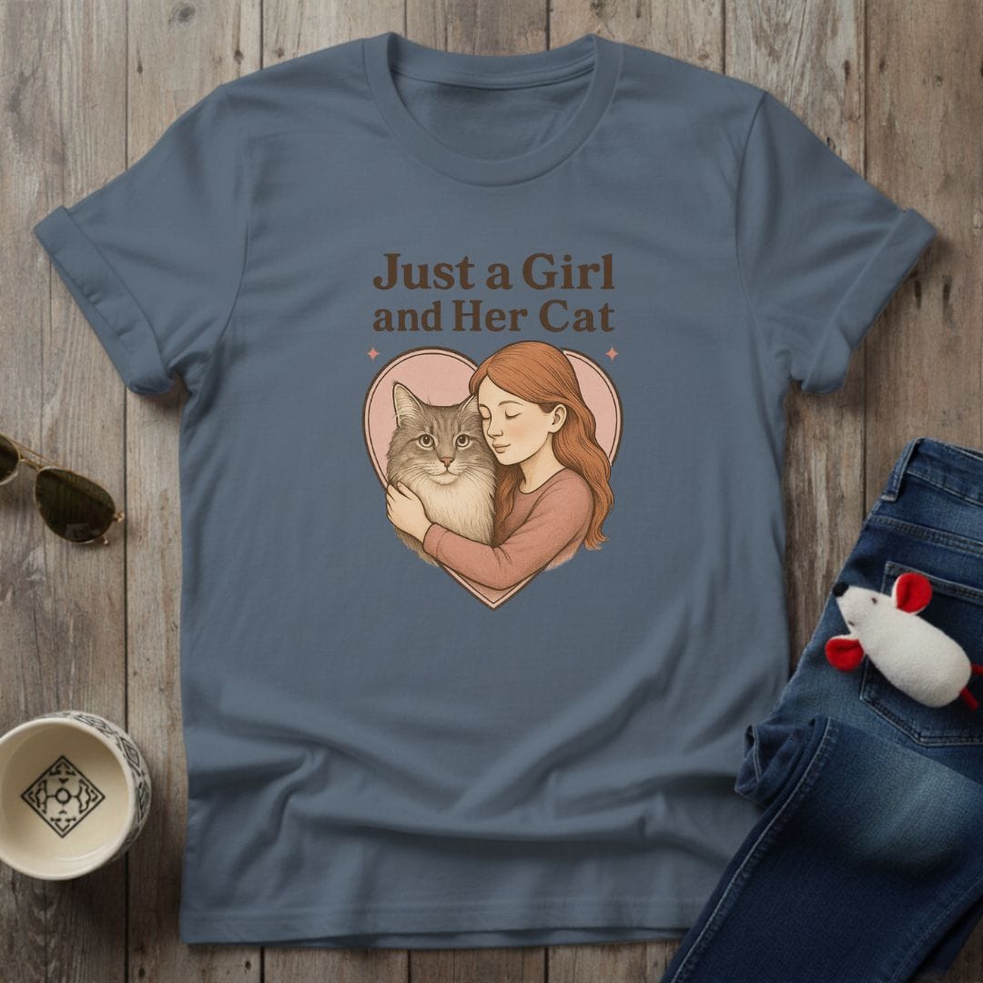 Girl & Cat T-Shirt