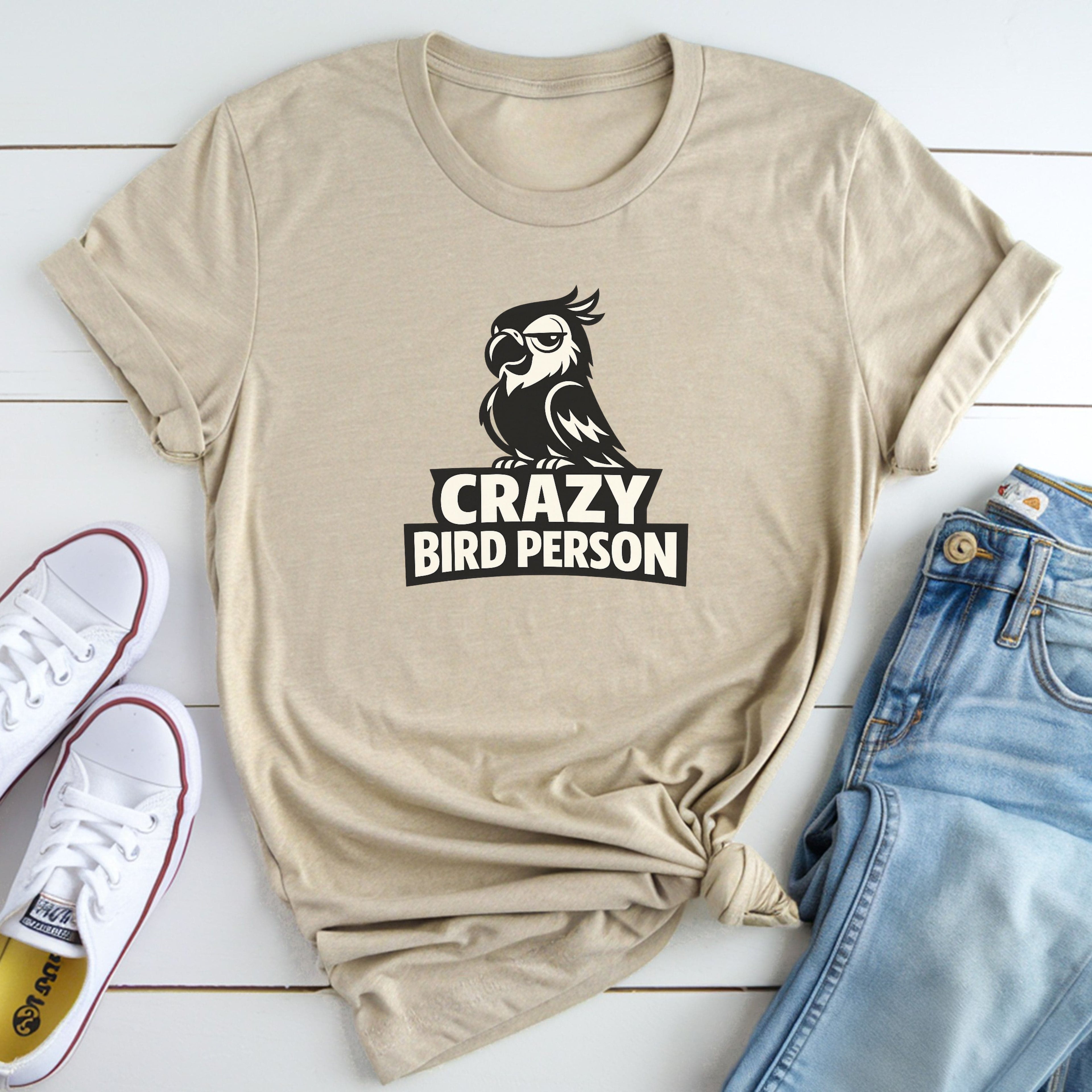 Crazy Bird Person T-Shirt