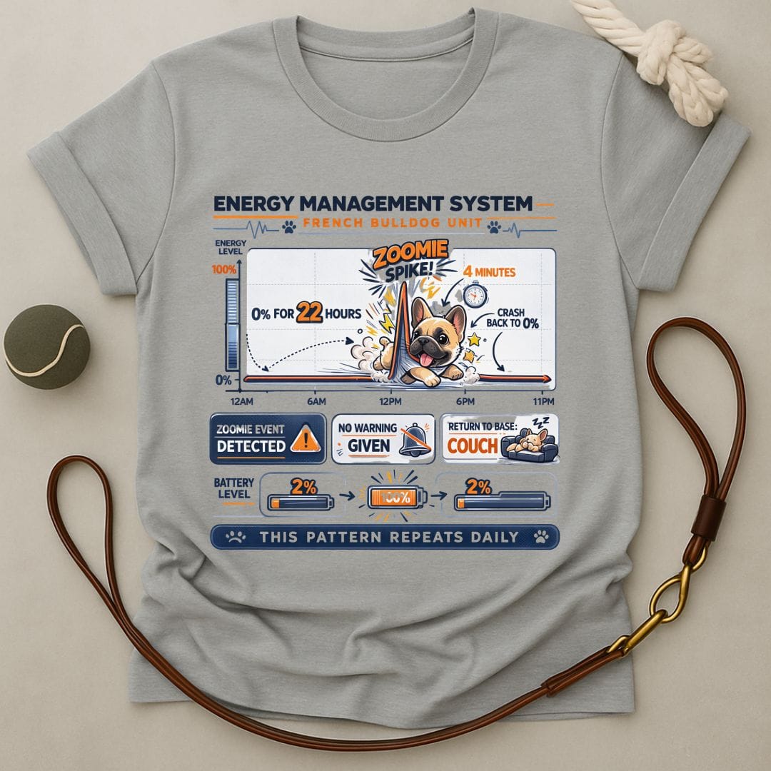 Frenchie Energy Management T-Shirt