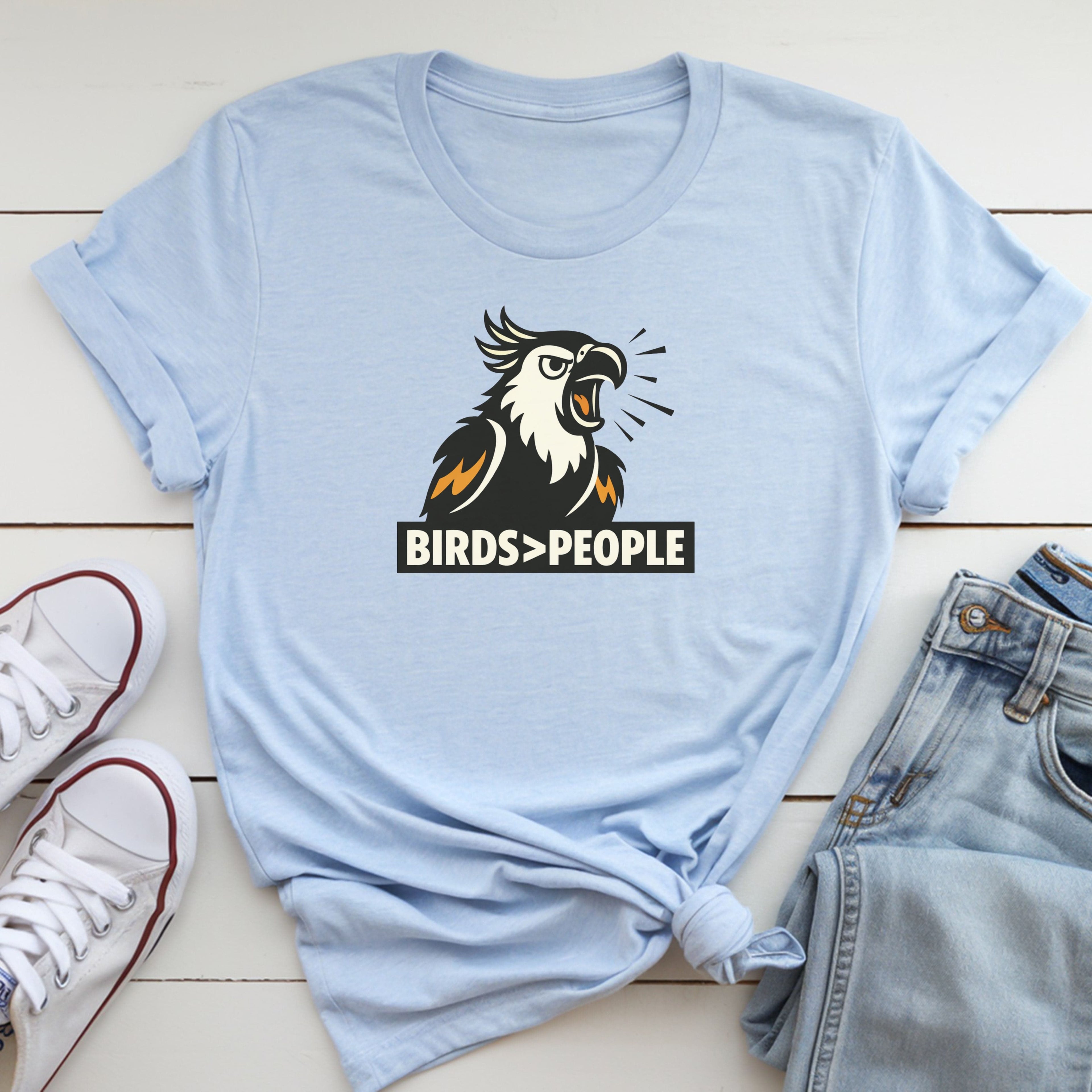 Birds Over People T-Shirt