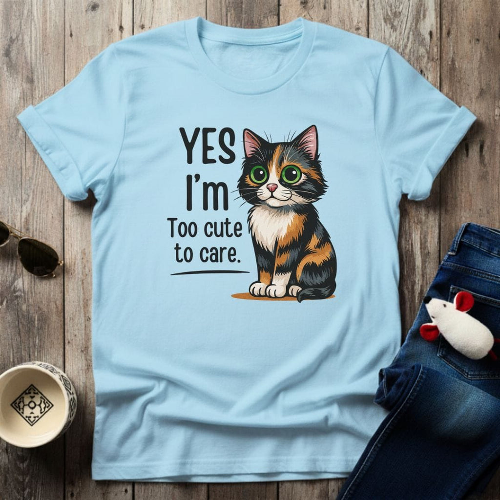Too Cute To Care T-Shirt