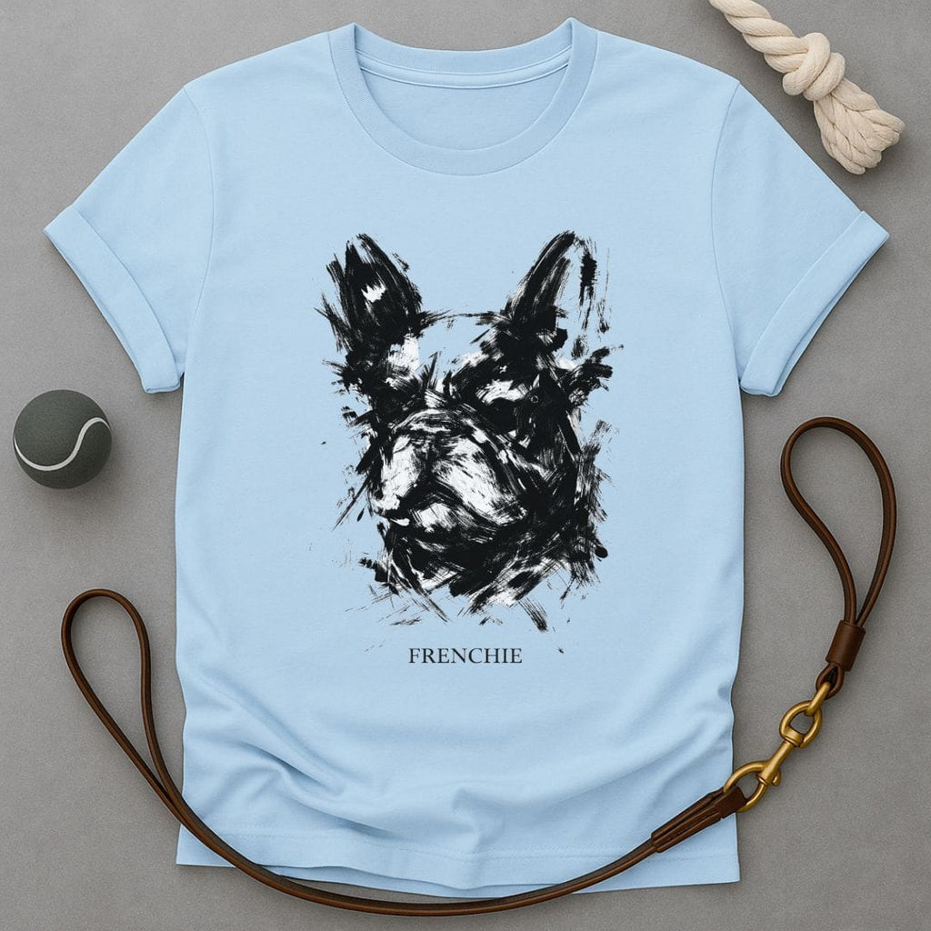 Grunge Frenchie Portrait T-Shirt