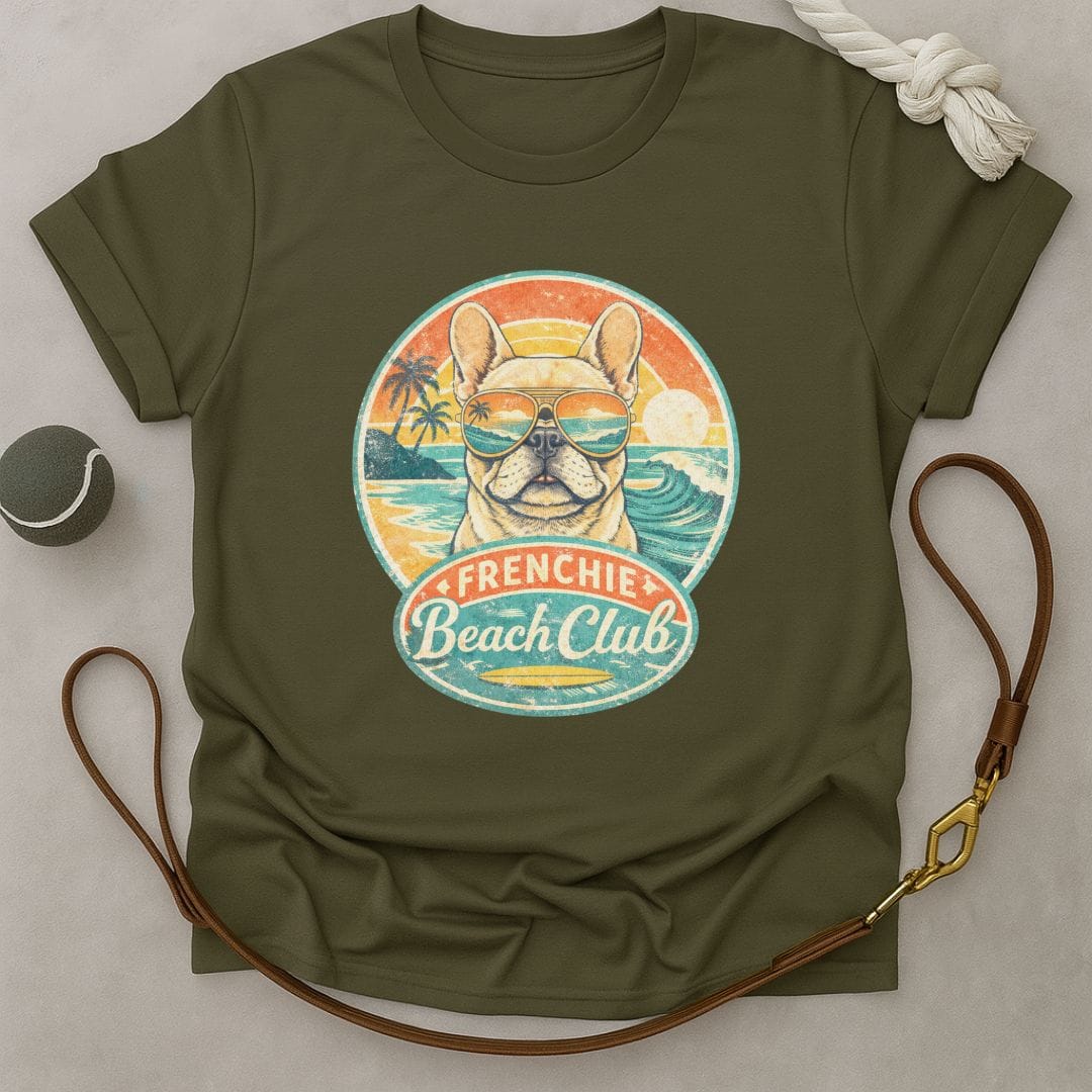 Frenchie Beach Club T-Shirt