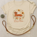 Floral Doxie Mom T-Shirt