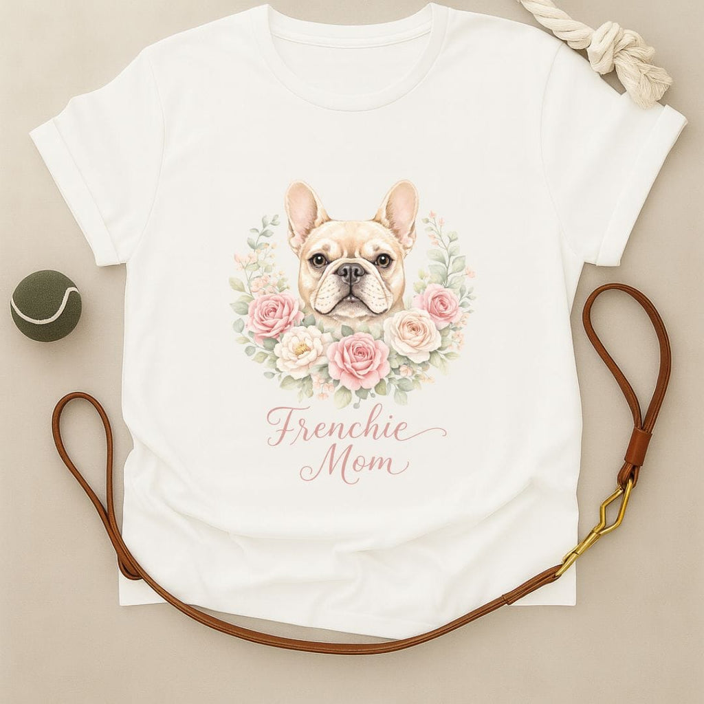 Floral Frenchie Mom T-Shirt