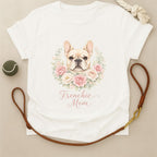 Floral Frenchie Mom T-Shirt
