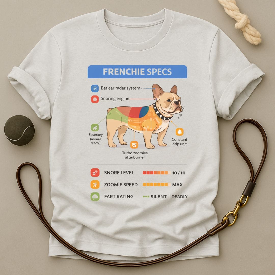 Frenchie Specs T-Shirt