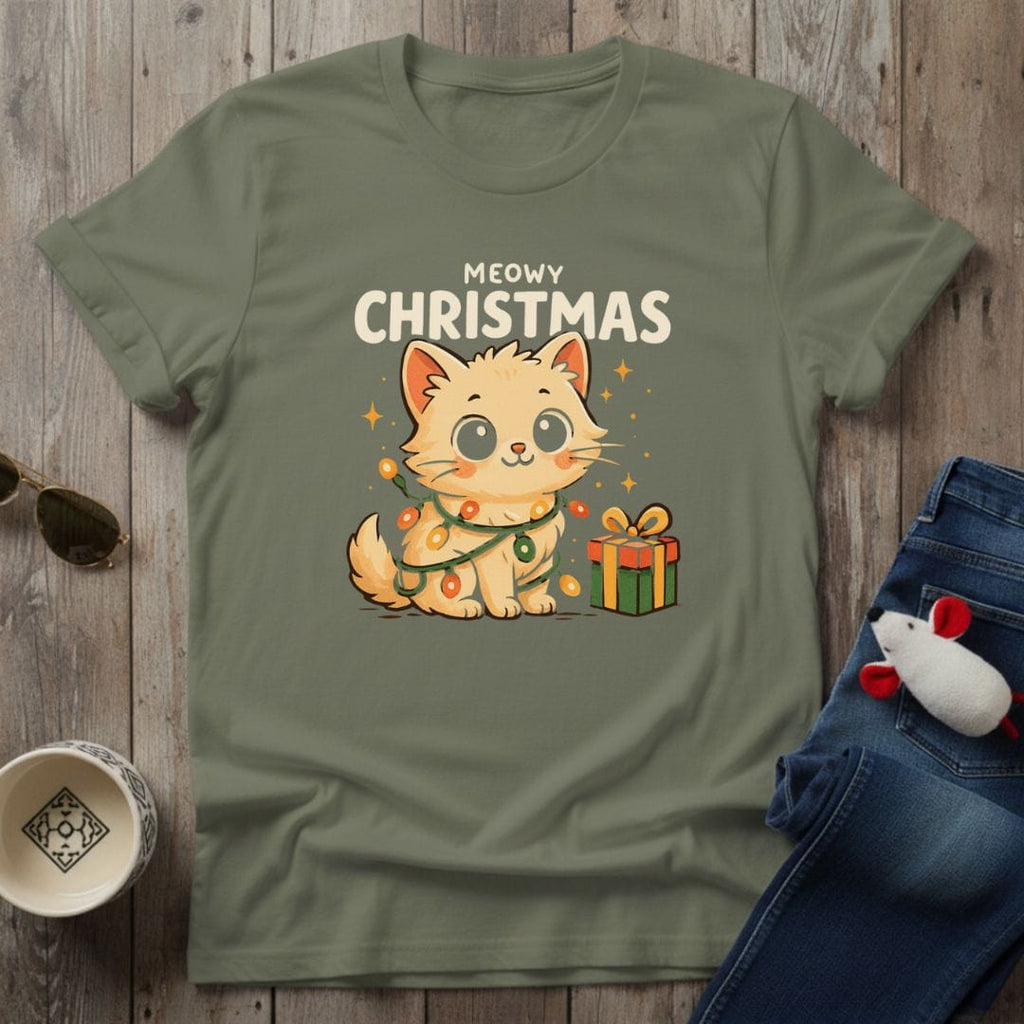 Meowy Christmas T-Shirt