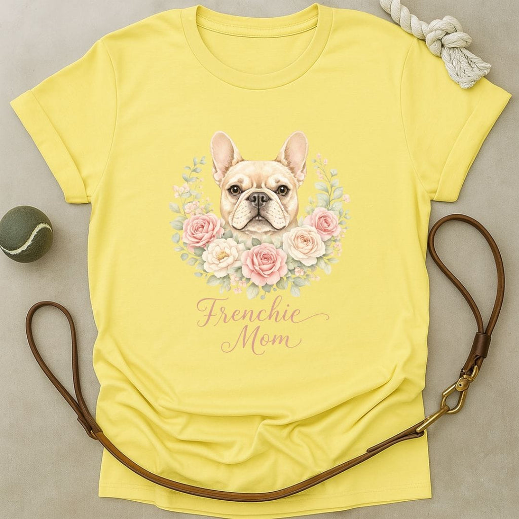 Floral Frenchie Mom T-Shirt
