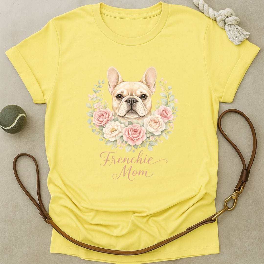 Floral Frenchie Mom T-Shirt