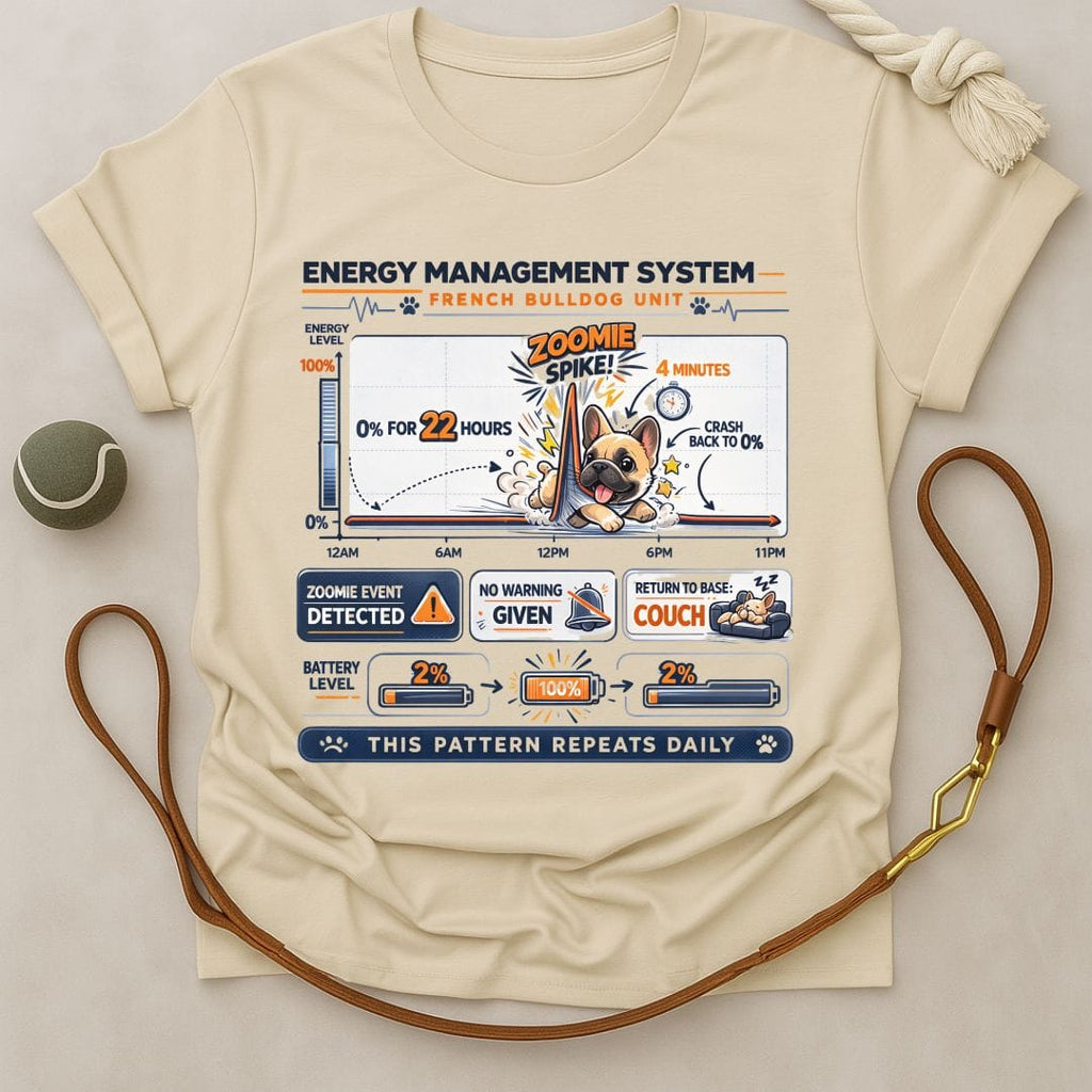 Frenchie Energy Management T-Shirt