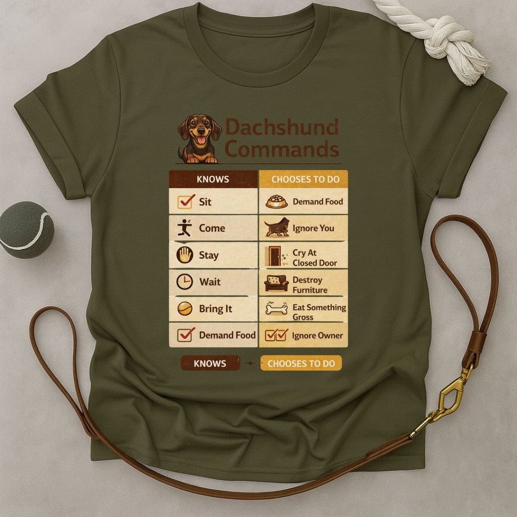 Dachshund Commands T-Shirt