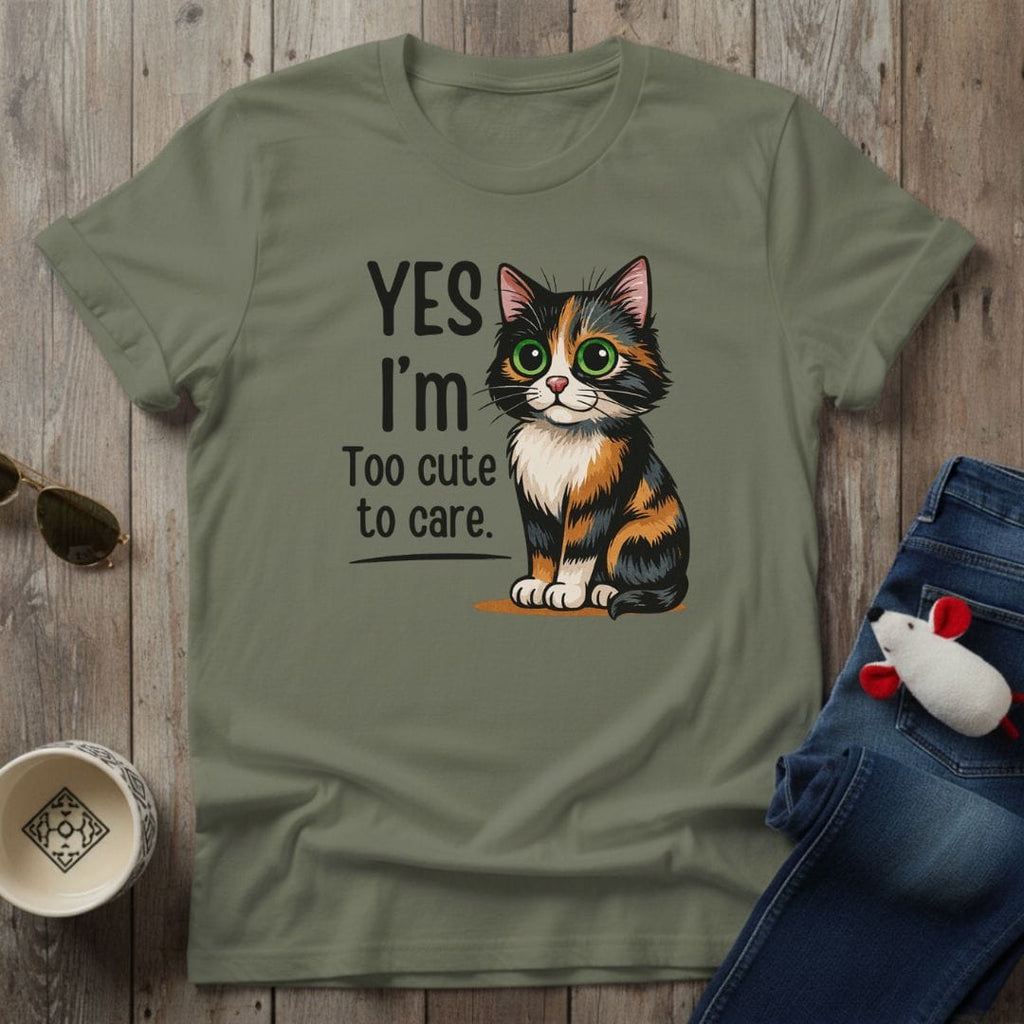 Too Cute To Care T-Shirt