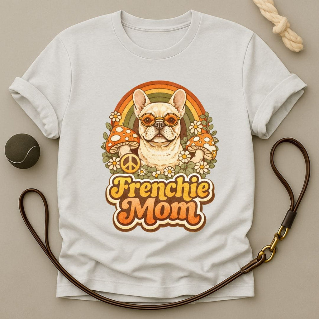 Groovy Frenchie Mom T-Shirt