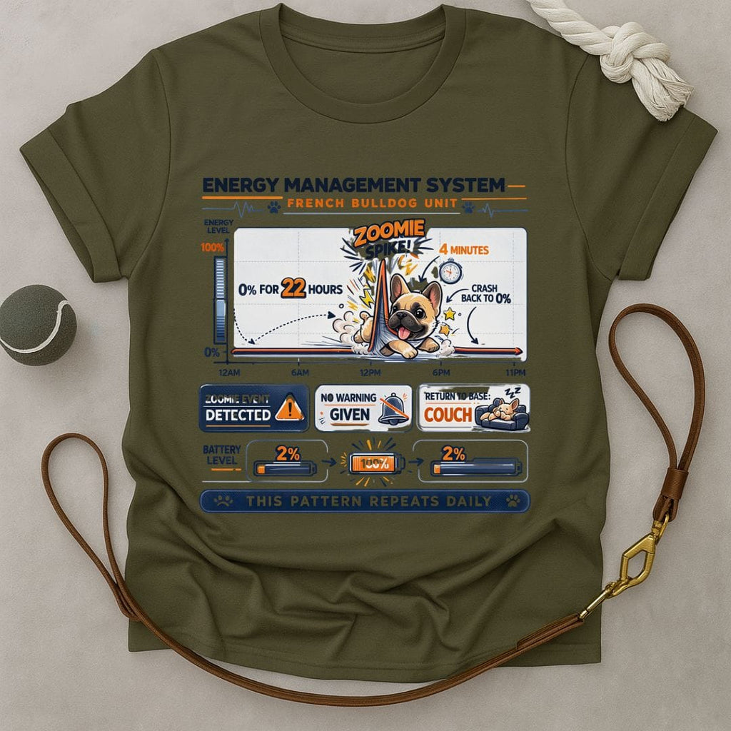 Frenchie Energy Management T-Shirt