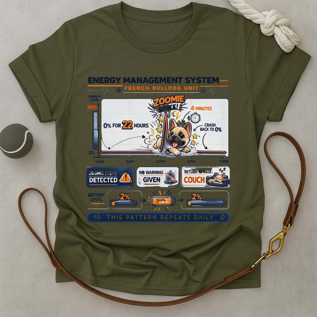 Frenchie Energy Management T-Shirt