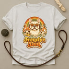 Groovy Frenchie Dad T-Shirt