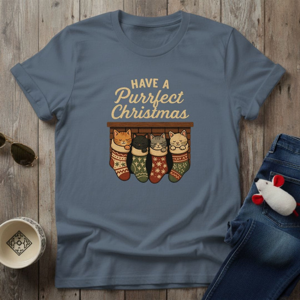 Purrfect Christmas T-Shirt