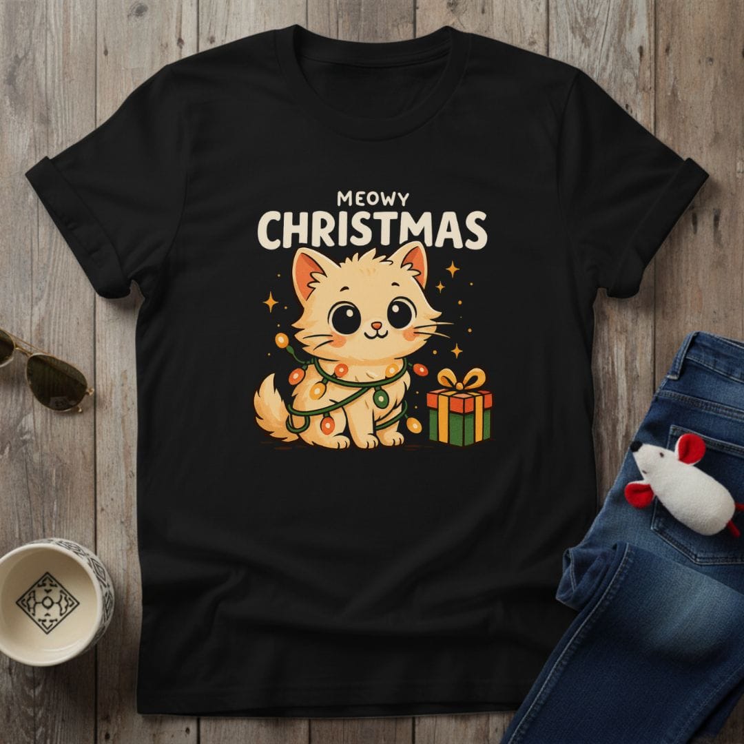 Meowy Christmas T-Shirt