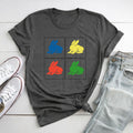 Bunny Pop Grid  T-Shirt