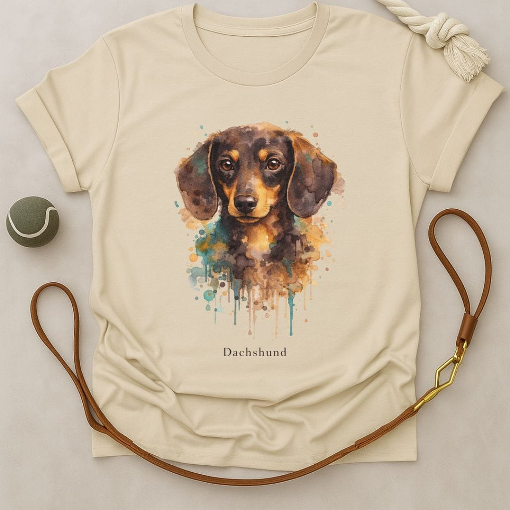 Watercolor Dachshund Soul T-Shirt