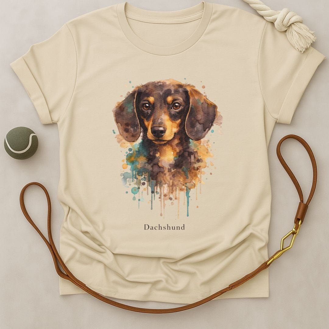 Watercolor Dachshund Soul T-Shirt
