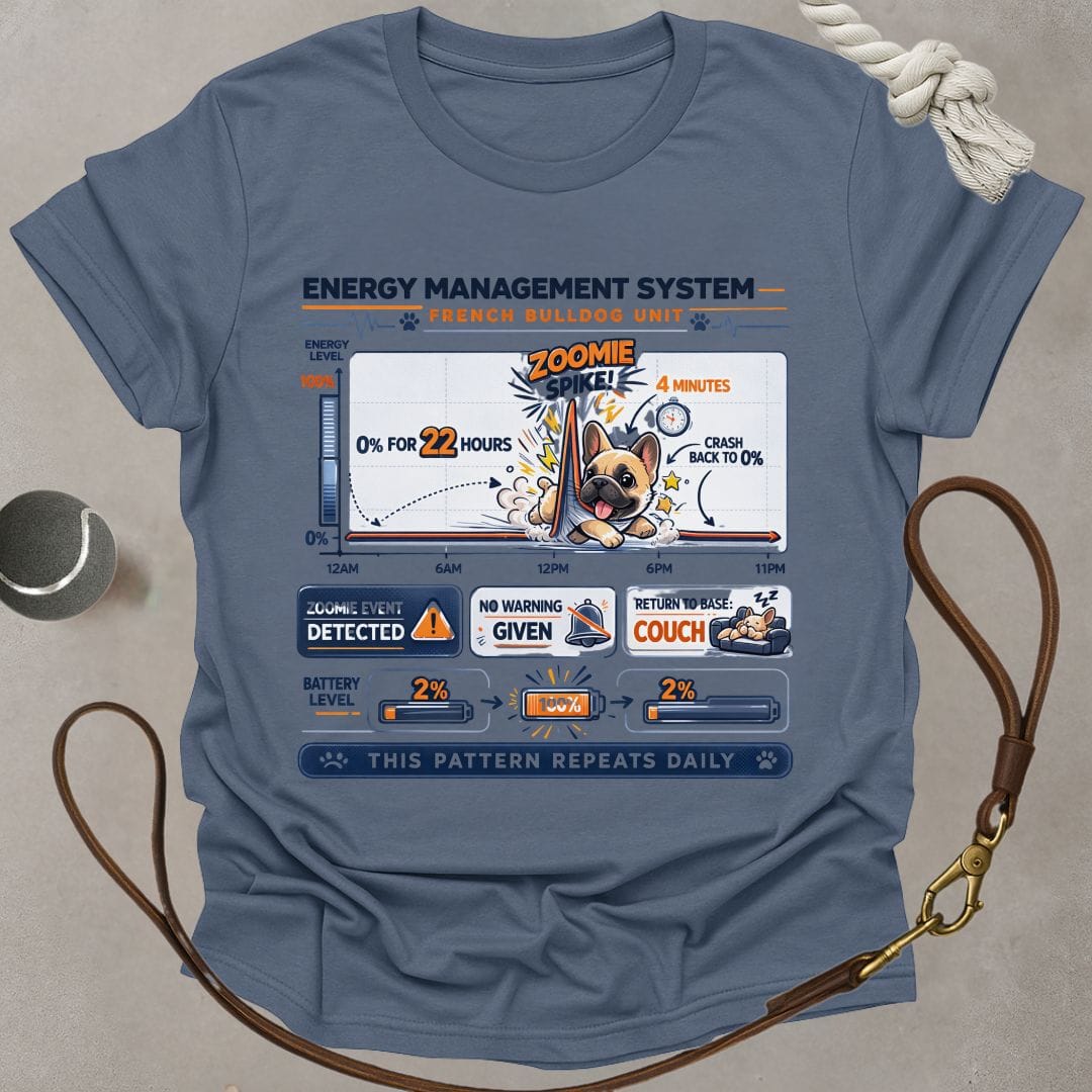 Frenchie Energy Management T-Shirt
