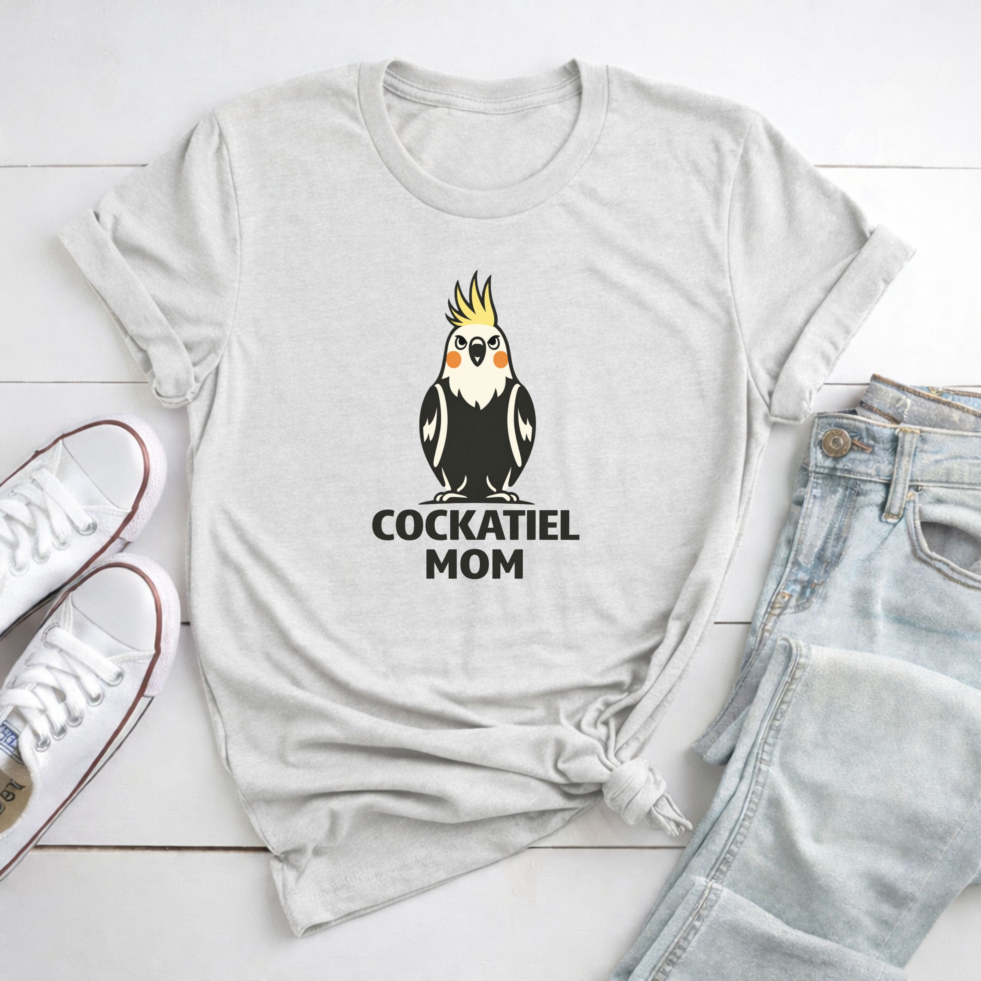 Cockatiel Mom T-Shirt