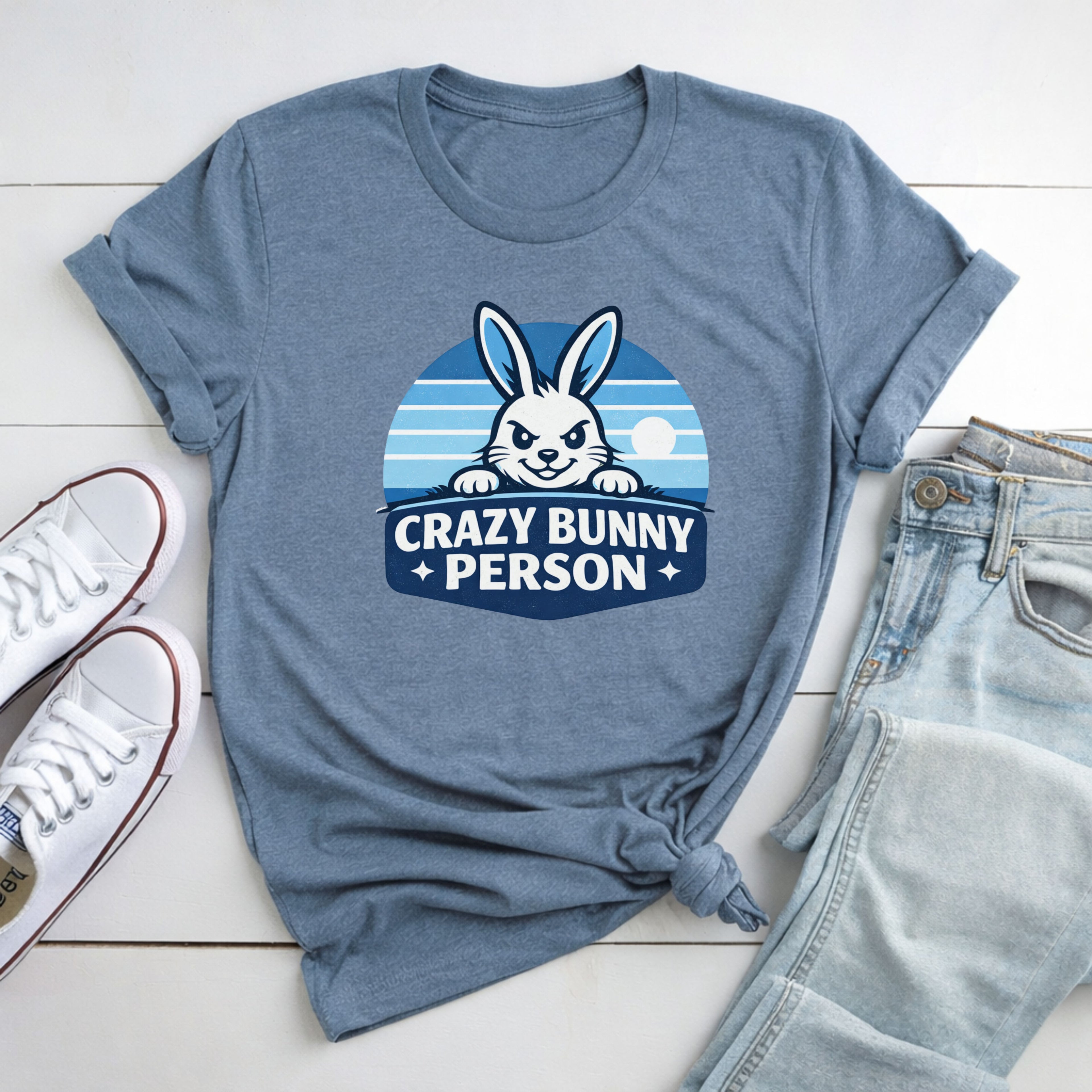 Crazy Bunny Person T-Shirt