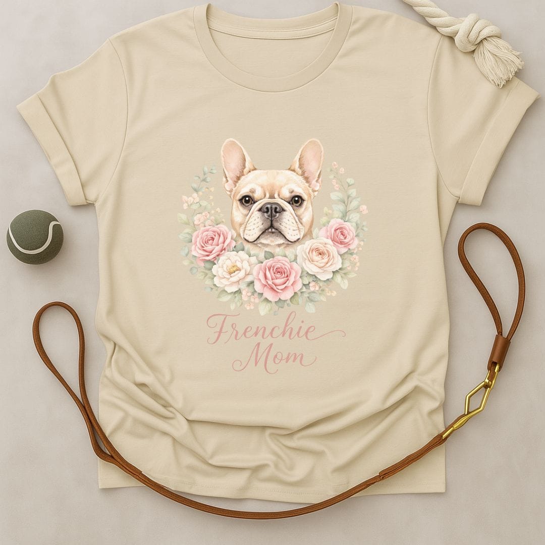 Floral Frenchie Mom T-Shirt