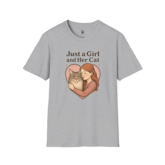 Girl & Cat T-Shirt